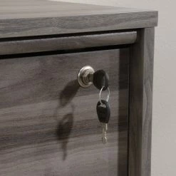 Coupon 🔥 Sauder Clifford Place Engineered Wood Lateral File Cabinet In Jet Acacia Finish ❤️ -Mobile Sales Store 2391077 18 L