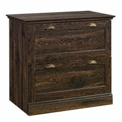 Discount 👏 Sauder Barrister Lane Engineered Wood Lateral File Cabinet In Iron Oak Finish ⌛