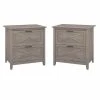 Best Pirce 🎉 Home Square 2 Piece Lateral Filing Cabinet Set With 2 Drawer In Washed Gray ⭐