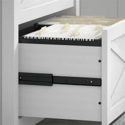 Deals ✔️ Home Square 2 Piece Lateral Filing Cabinet Set With 2 Drawer In Pure White Oak 😍 -Mobile Sales Store 2391299 7 L