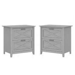 Best reviews of 🔥 Home Square 2 Piece Lateral Filing Cabinet Set With 2 Drawer In Cape Cod Gray 😍