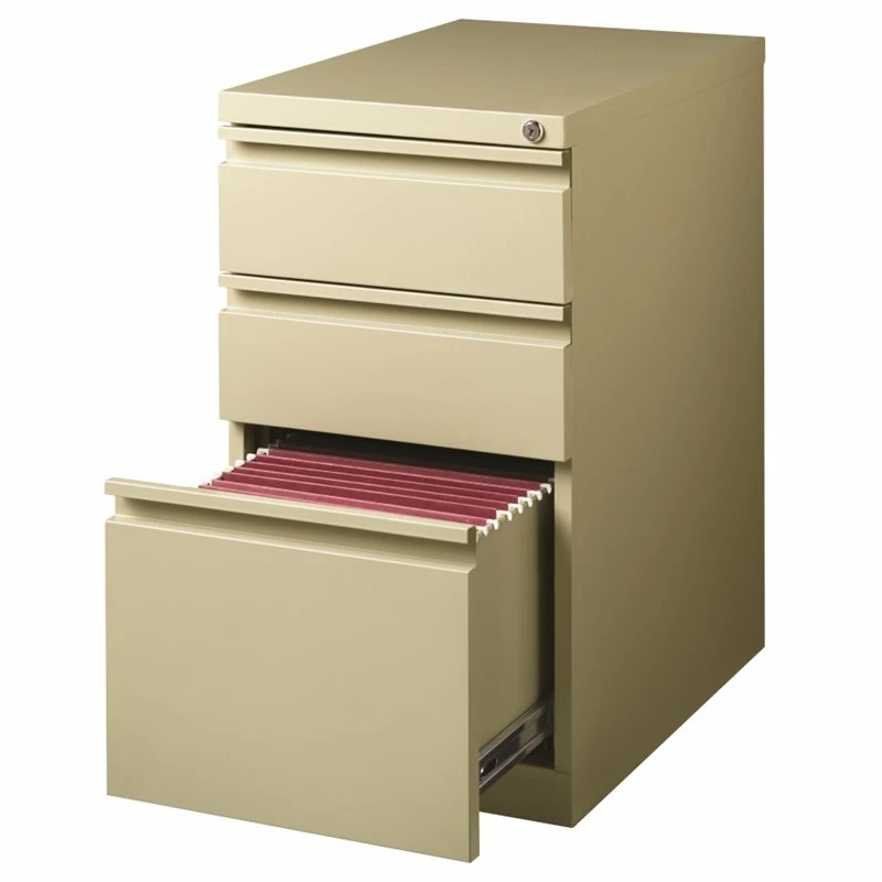 Best Sale π Home Square 2 Piece Mobile Pedestal Filing Cabinet Set With 3 Drawer In Beige β 3 Best Sale π Home Square 2 Piece Mobile Pedestal Filing Cabinet Set With 3 Drawer In Beige β - Image 3