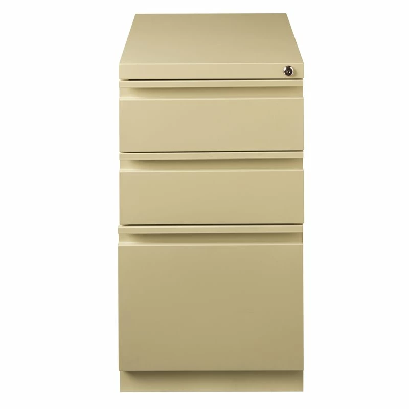 Best Sale π Home Square 2 Piece Mobile Pedestal Filing Cabinet Set With 3 Drawer In Beige β 4 Best Sale π Home Square 2 Piece Mobile Pedestal Filing Cabinet Set With 3 Drawer In Beige β - Image 4
