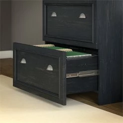 Cheap 🔔 Home Square 2 Piece Engineered Wood Filing Cabinet Set In Antique Black ✨ -Mobile Sales Store 2391719 5 L