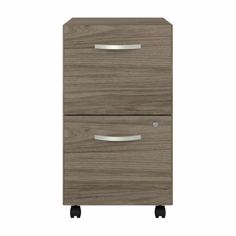 Coupon 𧨠BBF Hybrid 2 Drawer Mobile File Cabinet In Modern Hickory - Engineered Wood π 2 Coupon 𧨠BBF Hybrid 2 Drawer Mobile File Cabinet In Modern Hickory - Engineered Wood π - Image 2