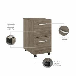 Coupon 𧨠BBF Hybrid 2 Drawer Mobile File Cabinet In Modern Hickory - Engineered Wood π 14 Coupon 𧨠BBF Hybrid 2 Drawer Mobile File Cabinet In Modern Hickory - Engineered Wood π -Mobile Sales Store 2393857 4 L
