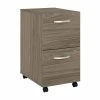 Coupon 🧨 BBF Hybrid 2 Drawer Mobile File Cabinet In Modern Hickory - Engineered Wood 🔔