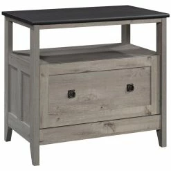 Best Pirce π₯ Sauder August Hill Engineered Wood Lateral File Cabinet In Mystic Oak β