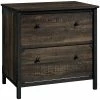 Hot Sale 🔥 Urbanpro Contemporary 2 Drawer Wooden Lateral File Cabinet In Carbon Oak ⭐