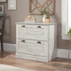 Cheapest 👍 Urbanpro Mid-Century Engineered Wood Lateral File Cabinet In White Plank Finish 🥰 -Mobile Sales Store 2452669 5 L