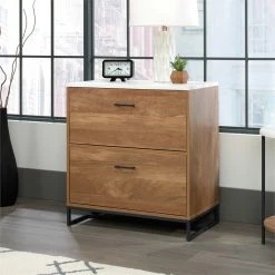 Discount 🤩 Urbanpro Mid-Century Wood Lateral File Cabinet With Storage And 2 Drawers 🧨 -Mobile Sales Store 2452693 4 L