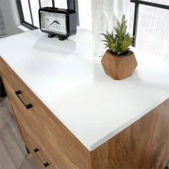 Discount 🤩 Urbanpro Mid-Century Wood Lateral File Cabinet With Storage And 2 Drawers 🧨 -Mobile Sales Store 2452693 6 L