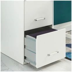 Flash Sale ✔️ Hirsh Industries LLC Space Solutions 18"D 2 Drawer Mobile Metal Vertical File Cabinet Platinum/Gray 😀 -Mobile Sales Store 2456881 5 L