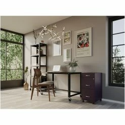 Cheap 💯 Hirsh Industries LLC Space Solutions 18"D 3 Drawer Mobile Metal File Cabinet Midnight Purple 🔥 -Mobile Sales Store 2456887 7 L