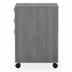 Promo 💯 Kathy Ireland Office By Bush Furniture Echo 3 Drawer Mobile File Cabinet In Modern Gray - Engineered Wood 👏 -Mobile Sales Store 2461737 4 L