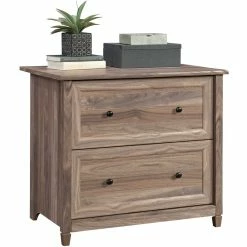 Coupon 💯 Sauder Edge Water Engineered Wood 2-Drawer Lateral File Cabinet In Washed Walnut 🛒 -Mobile Sales Store 2484089 2 L