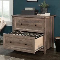 Coupon 💯 Sauder Edge Water Engineered Wood 2-Drawer Lateral File Cabinet In Washed Walnut 🛒 -Mobile Sales Store 2484089 5 L