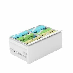 Best Sale 👏 GangMei 2-Drawer Steel Metal Lateral Filing Cabinet With Lock In White 👍 -Mobile Sales Store 2484499 2 L