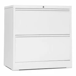 Best Sale 👏 GangMei 2-Drawer Steel Metal Lateral Filing Cabinet With Lock In White 👍