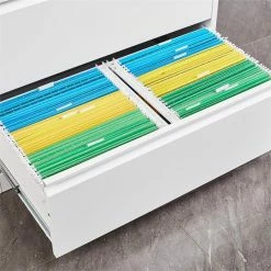 Outlet 🔔 GangMei 2-Drawer Steel Metal Lateral Locking Filing Cabinet With Lock In White ✔️ -Mobile Sales Store 2484511 12 L