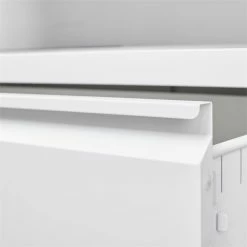 Outlet 🔔 GangMei 2-Drawer Steel Metal Lateral Locking Filing Cabinet With Lock In White ✔️ -Mobile Sales Store 2484511 5 L