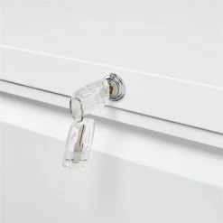 Outlet 🔔 GangMei 2-Drawer Steel Metal Lateral Locking Filing Cabinet With Lock In White ✔️ -Mobile Sales Store 2484511 6 L