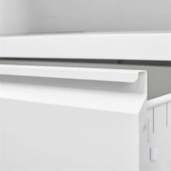 New 💯 GangMei 3-Drawer Steel Metal Lateral Locking Filing Cabinet With Lock In White 🛒 -Mobile Sales Store 2488238 5 L