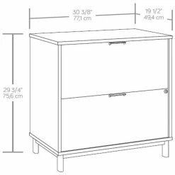 Flash Sale 🤩 Pemberly Row Mid-Century 2 Drawer Wooden Lateral File In Kiln Acacia 🥰 -Mobile Sales Store 2489281 22 L