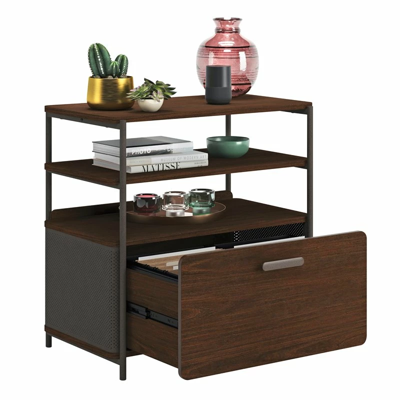 Discount π₯ Pemberly Row Contemporary 1 Drawer Lateral File In Umber Wood π 4 Discount π₯ Pemberly Row Contemporary 1 Drawer Lateral File In Umber Wood π - Image 4