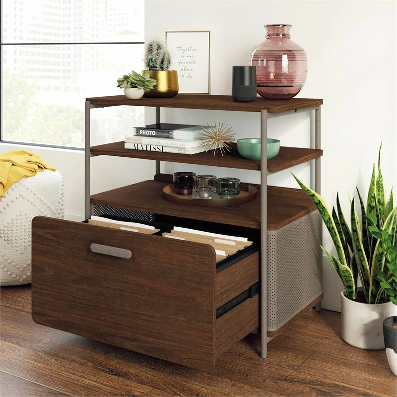 Discount π₯ Pemberly Row Contemporary 1 Drawer Lateral File In Umber Wood π 6 Discount π₯ Pemberly Row Contemporary 1 Drawer Lateral File In Umber Wood π - Image 6