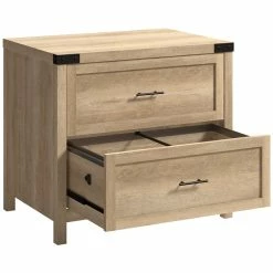 Best Pirce ⌛ Pemberly Row Engineered Wood Lateral Filing Cabinet In Orchard Oak 🧨 -Mobile Sales Store 2499431 10 L