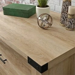 Best Pirce ⌛ Pemberly Row Engineered Wood Lateral Filing Cabinet In Orchard Oak 🧨 -Mobile Sales Store 2499431 2 L