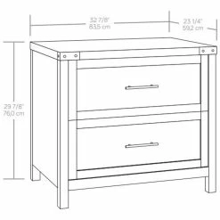 Best Pirce ⌛ Pemberly Row Engineered Wood Lateral Filing Cabinet In Orchard Oak 🧨 -Mobile Sales Store 2499431 9 L