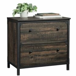 Outlet 💯 Pemberly Row Lateral File In Engineered Wood In Carbon Oak 👏 -Mobile Sales Store 2499445 12 L