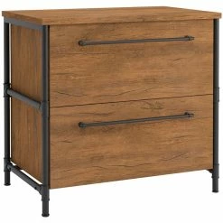Best reviews of 🧨 UrbanPro 2 Drawer Wooden Lateral File Cabinet In Checked Oak 🌟