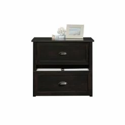 Deals ✨ UrbanPro Engineered Wood 2-Drawer Lateral File Cabinet In Estate Black ⭐ -Mobile Sales Store 2499535 4 L