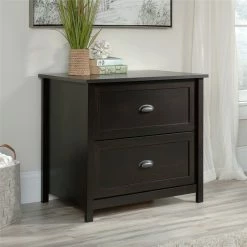 Deals ✨ UrbanPro Engineered Wood 2-Drawer Lateral File Cabinet In Estate Black ⭐ -Mobile Sales Store 2499535 6 L
