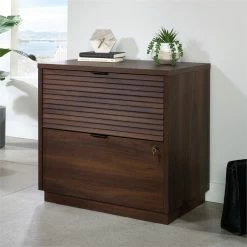 Deals 🔔 UrbanPro Engineered Wood 2-Drawer Lateral File Cabinet In Spiced Mahogany ⌛ -Mobile Sales Store 2499551 5 L