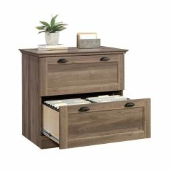 Best Pirce 😀 UrbanPro Engineered Wood 2-Drawer Lateral File Cabinet In Salt Oak ⭐ -Mobile Sales Store 2499572 3 L