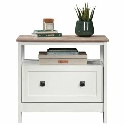 Discount 🥰 UrbanPro 1 Drawer Wooden Lateral File Cabinet In Glacier White 🛒 -Mobile Sales Store 2499574 13 L