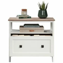 Discount 🥰 UrbanPro 1 Drawer Wooden Lateral File Cabinet In Glacier White 🛒 -Mobile Sales Store 2499574 14 L
