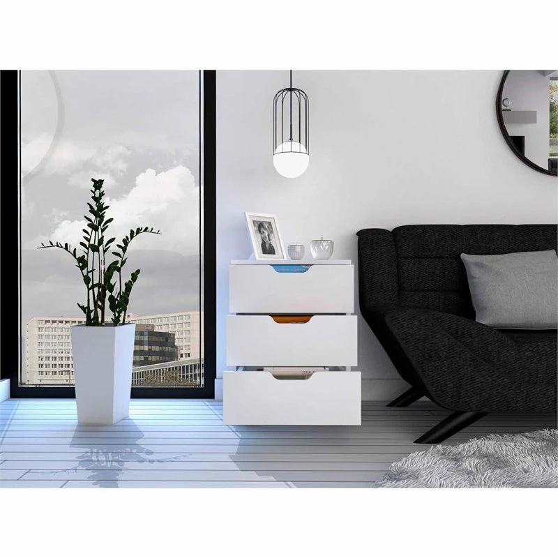 Brand new π Atlin Designs 3-Drawer Modern Wood Mobile Filing Cabinet In White βοΈ 5 Brand new π Atlin Designs 3-Drawer Modern Wood Mobile Filing Cabinet In White βοΈ - Image 5