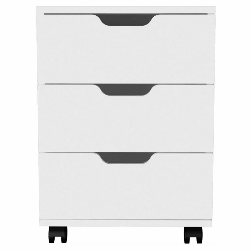 Brand new π Atlin Designs 3-Drawer Modern Wood Mobile Filing Cabinet In White βοΈ 1 Brand new π Atlin Designs 3-Drawer Modern Wood Mobile Filing Cabinet In White βοΈ