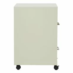 Best Pirce 😀 OSP Home Furnishings 2 Drawer Mobile Locking Metal File Cabinet In Tan 🔔 -Mobile Sales Store 2513046 3 L