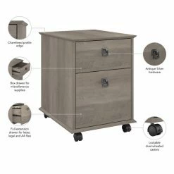 Top 10 🥰 Bush Homestead Farmhouse Mobile File Cabinet In Driftwood Gray - Engineered Wood 🔔 8 Top 10 🥰 Bush Homestead Farmhouse Mobile File Cabinet In Driftwood Gray - Engineered Wood 🔔 -Mobile Sales Store 2517678 2 L