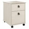 Discount 🔥 Bush Homestead Farmhouse Mobile File Cabinet In Linen White Oak - Engineered Wood 🧨