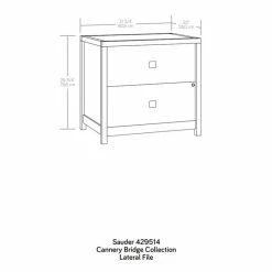 Discount ❤️ Sauder Cannery Bridge Engineered Wood Lateral Filing Cabinet In Sindoori Mango ❤️ -Mobile Sales Store 2518670 11 L