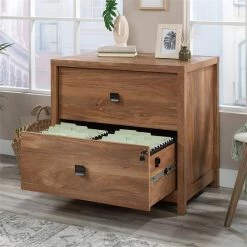 Discount ❤️ Sauder Cannery Bridge Engineered Wood Lateral Filing Cabinet In Sindoori Mango ❤️ -Mobile Sales Store 2518670 5 L