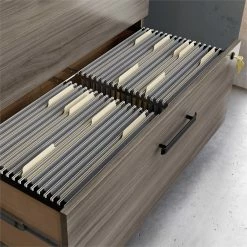 Best deal 😍 Sauder Affirm Engineered Wood Lateral Filing Cabinet In Hudson Elm/Brown ❤️ -Mobile Sales Store 2518673 7 L