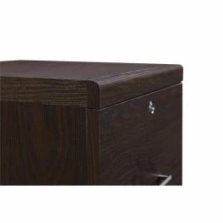 Outlet ⭐ OSP Home Furnishings Alpine 2-Drawer Engineered Wood Vertical File With Lockdowel In Espresso 🎁 -Mobile Sales Store 2518744 7 L